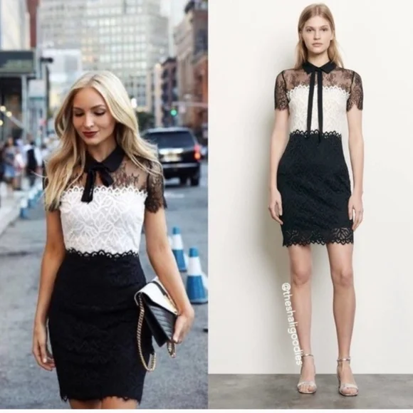 SANDRO Rozen lace dress